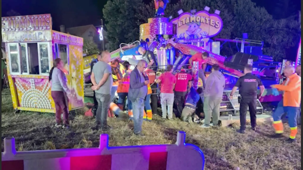 Fallece un hombre en unas fiestas de Vigo tras desprenderse el brazo de la atracci&oacute;n del saltamontes