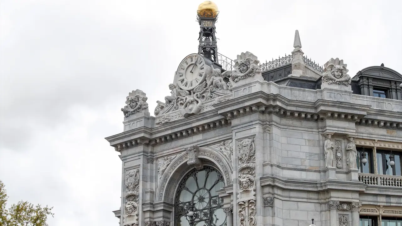 Fachada del Banco de Espa&ntilde;a. &Oacute;scar J.Barroso