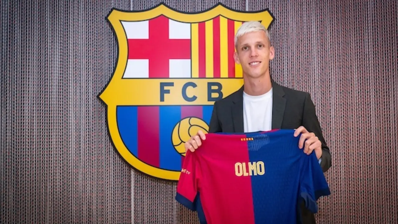 El nuevo jugador del FC Barcelona Dani Olmo. / FCB
