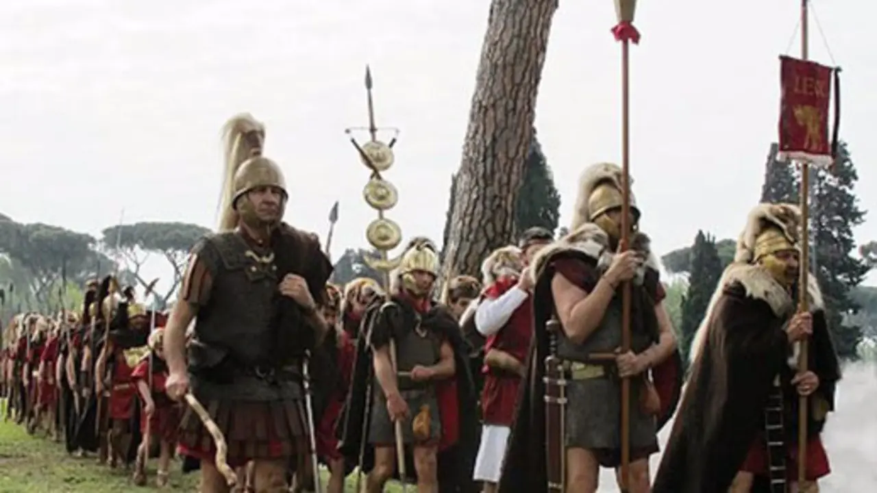 Las fiestas de la Guerras C&aacute;ntabras en una edici&oacute;n anterior. / AEE