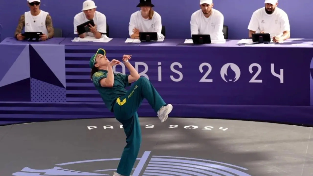 Rachael Gunn, tambi&eacute;n conocida como B-girl Raygun.