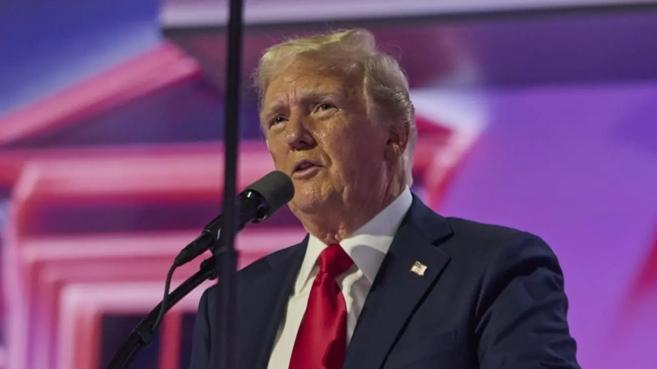 El candidato republicano a la Casa Blanca, Donald Trump.  Dominic Gwinn