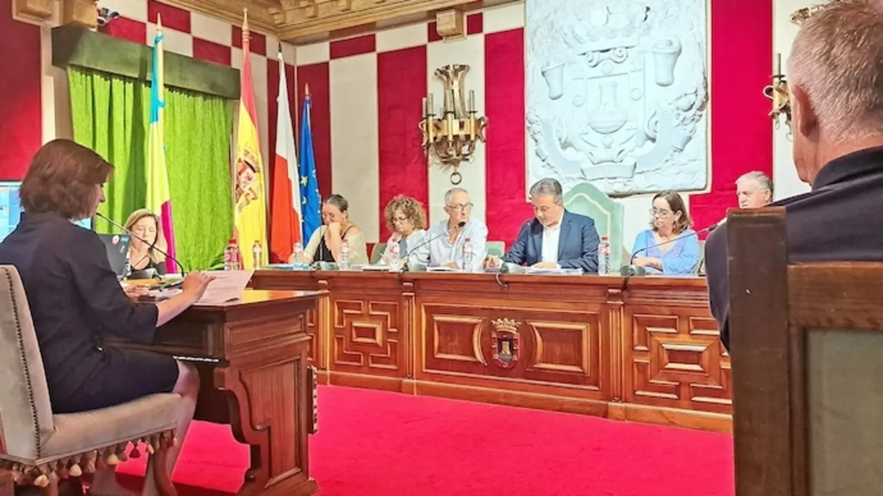 Un momento del pleno del Ayuntamiento de Camargo. / Alerta