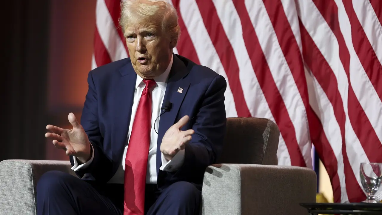 El expresidente de los Estados Unidos y candidato republicano, Donald Trump.  Eileen T. Meslar