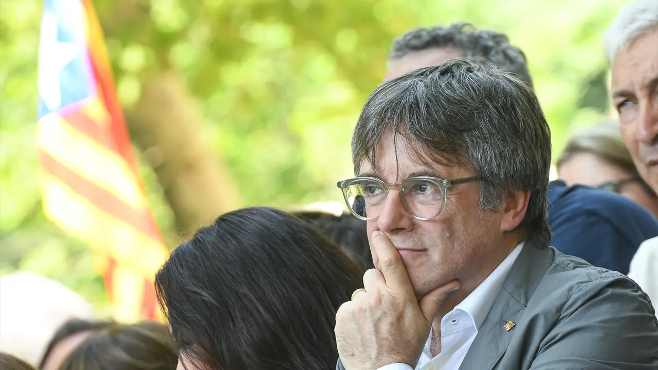 El expresidente de la Generalitat y pr&oacute;fugo de la justicia, Carles Puigdemont. Gl&ograve;ria S&aacute;nchez  / Archivo