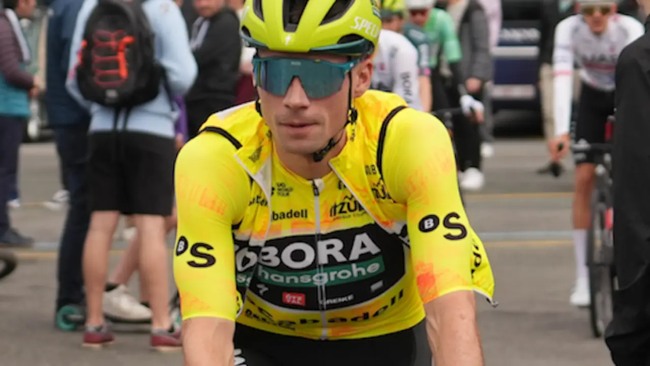 El ciclista, Primoz Roglic. / EP