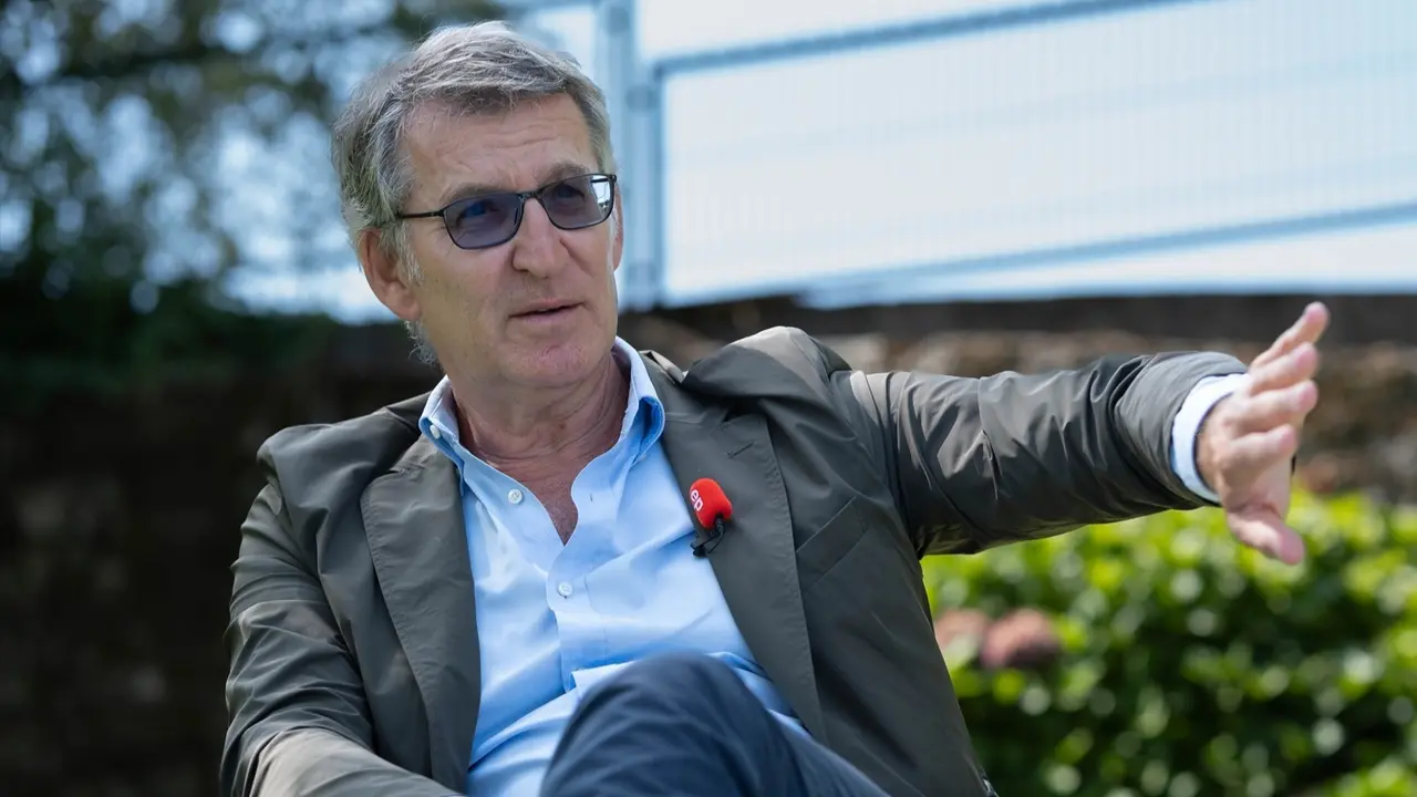 El presidente del Partido Popular, Alberto N&uacute;&ntilde;ez Feij&oacute;o. C&eacute;sar Arxina