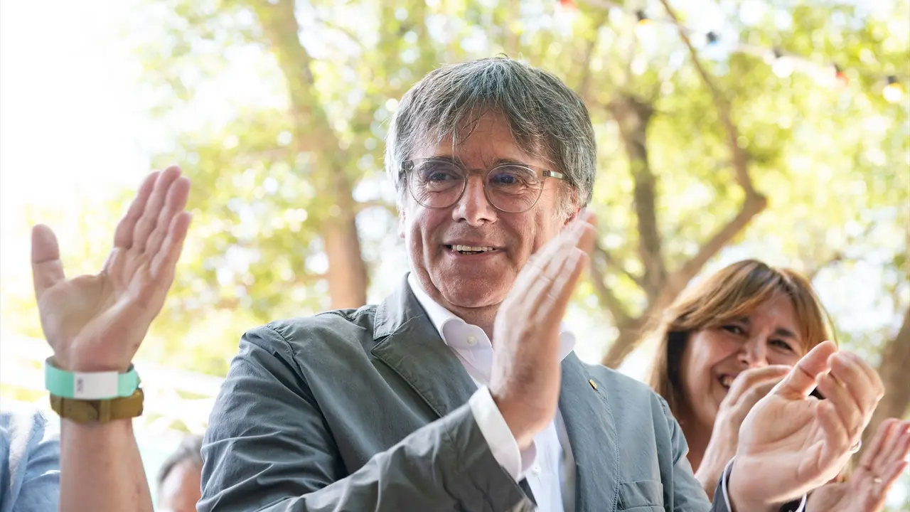 El expresidente de la Generalitat y pr&oacute;fugo de la justicia, Carles Puigdemont. / Gl&ograve;ria S&aacute;nchez