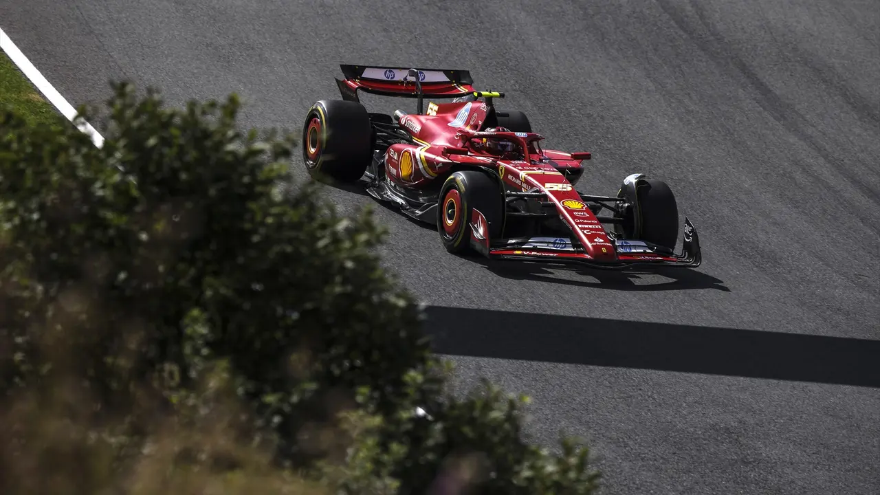 El ferrari de Carlos Sainz. / EP