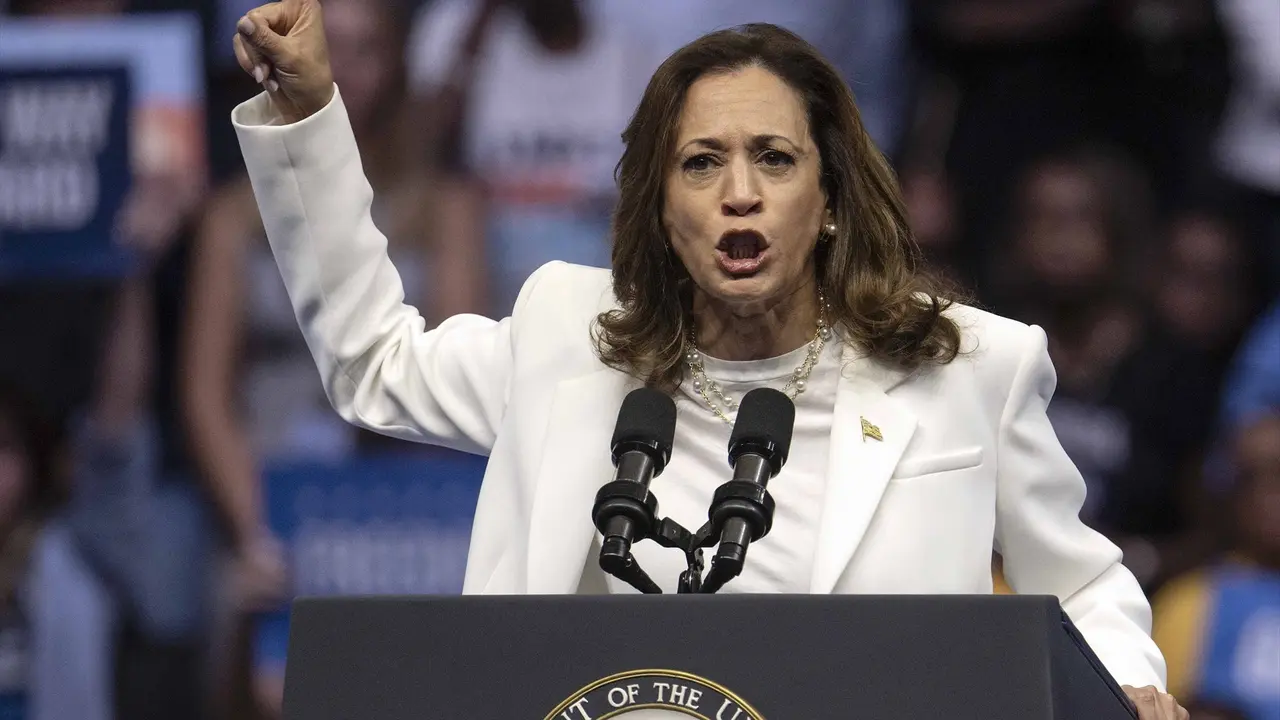 La vicepresidenta de Estados Unidos y candidata dem&oacute;crata, Kamala Harris. Brian Cahn