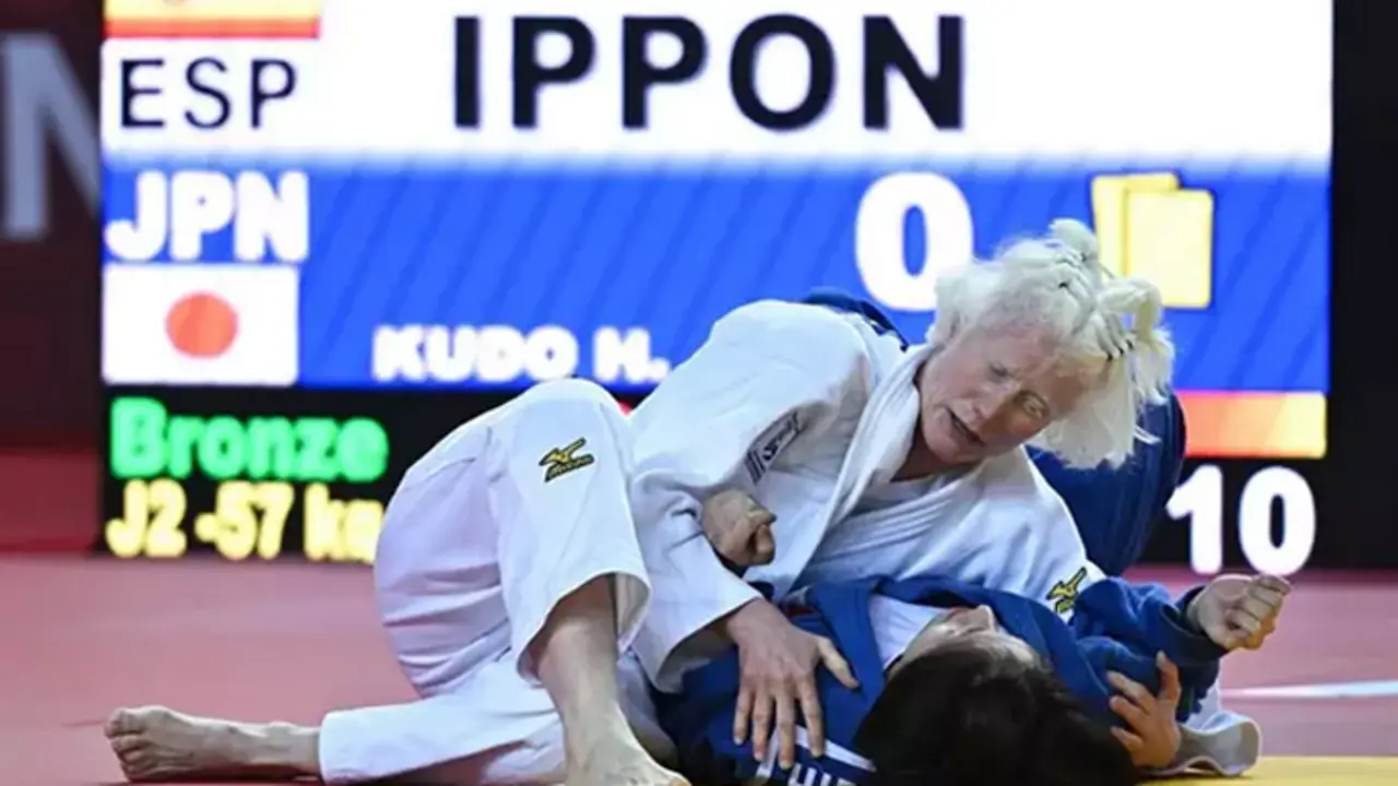 La judoca espa&ntilde;ola Marta Arce en los Juegos Paral&iacute;mpicos de Paris. CPE