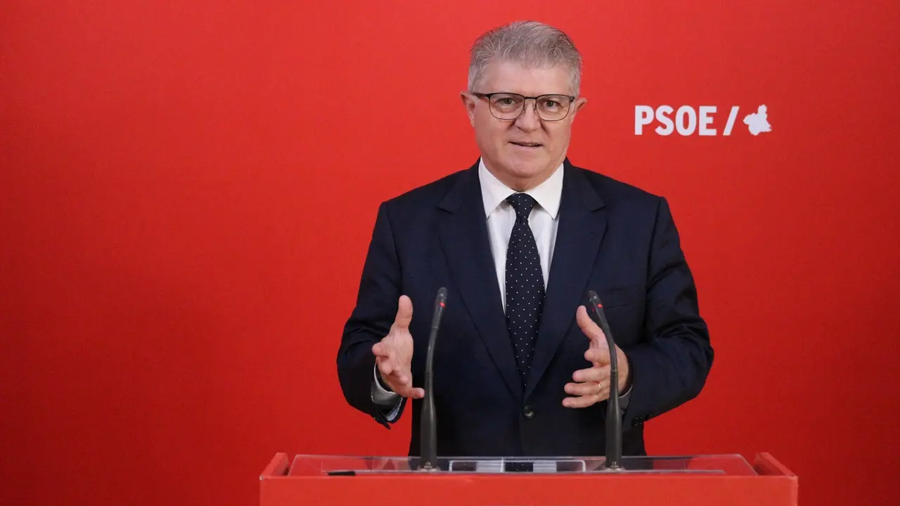 El secretario general del PSOE de la Regi&oacute;n de Murcia y portavoz del Grupo Parlamentario Socialista en la Asamblea Regional, Pepe V&eacute;lez. / EP