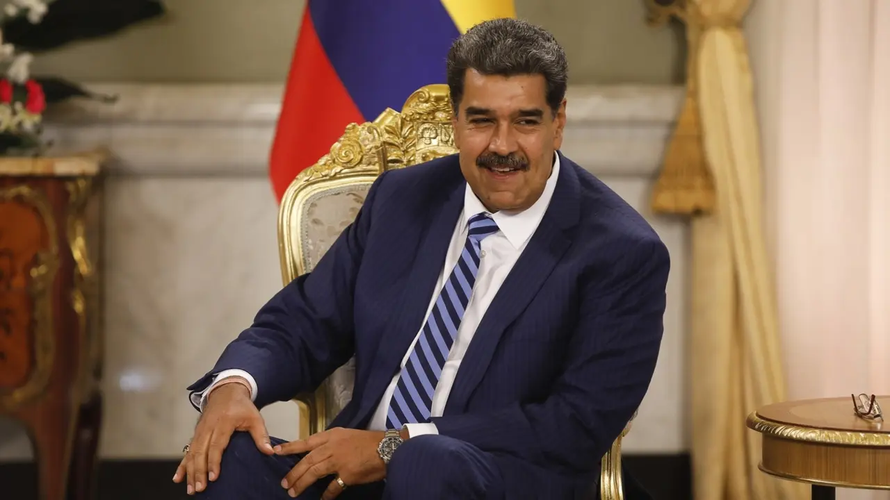 Nicol&aacute;s Maduro en el Palacio de Miraflores. / EP