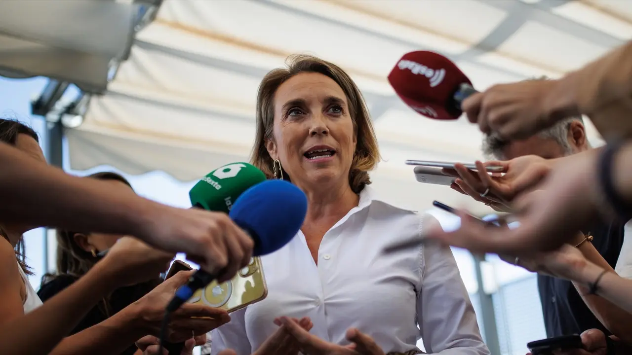La secretaria general del PP, Cuca Gamarra. Alejandro Mart&iacute;nez V&eacute;lez