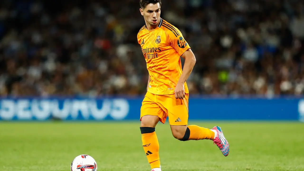 Brahim D&iacute;az con el Real Madrid en el Reale Arena. / Irina R. Hipolito