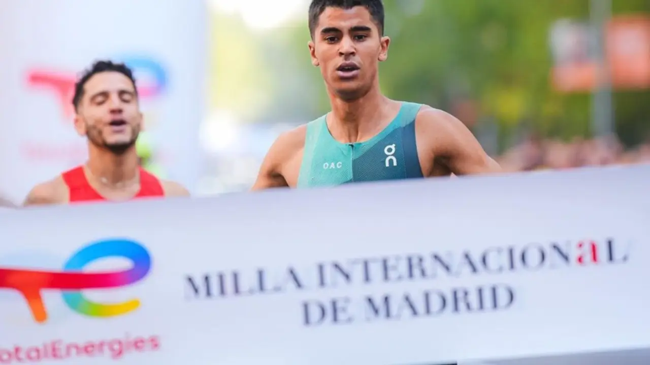 Attaoui repite victoria en la Milla de Madrid. / A.E.