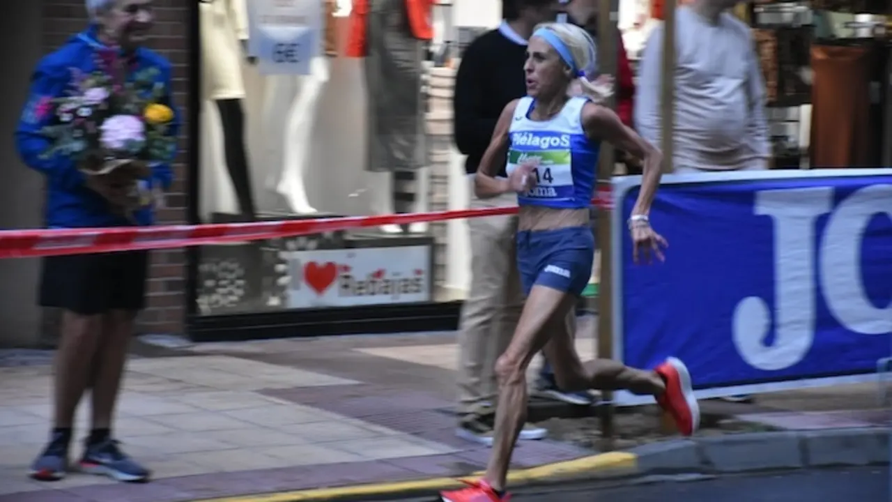 La atleta y presidenta del Atletismo Pi&eacute;lagos Carmen Cacho.