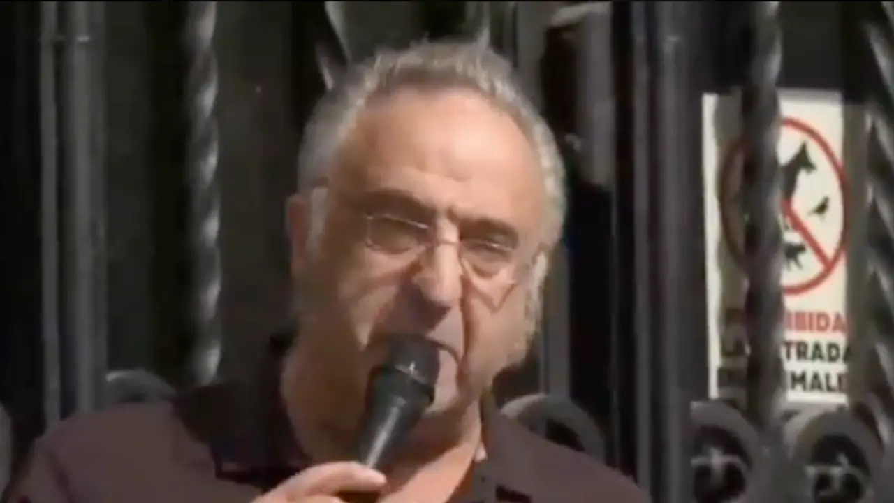 Sinforiano Bezanilla, presidente de la Asociaci&oacute;n Cultural, Alfonso I. / X