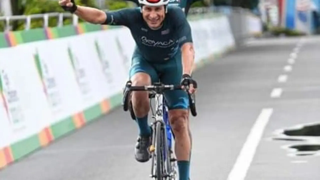 El ciclista colombiano, Marlon P&eacute;rez. / IG