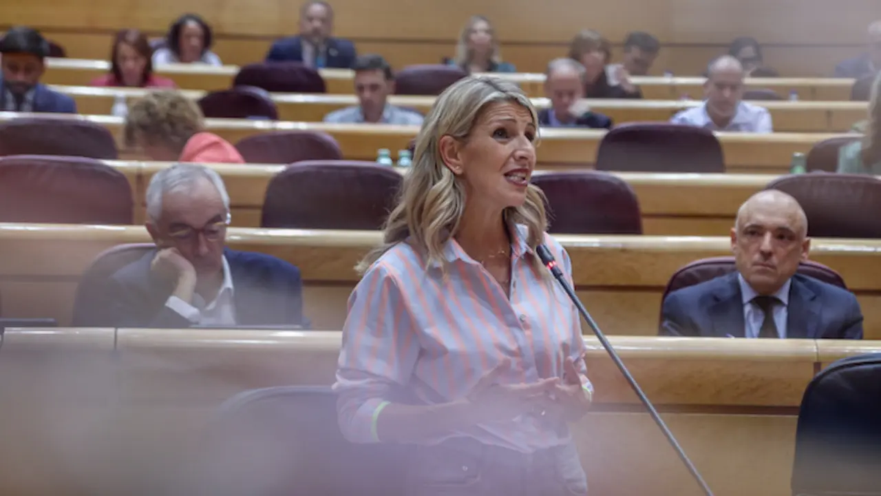 La vicepresidenta segunda y ministra de Trabajo y Econom&iacute;a Social, Yolanda D&iacute;az. / EP