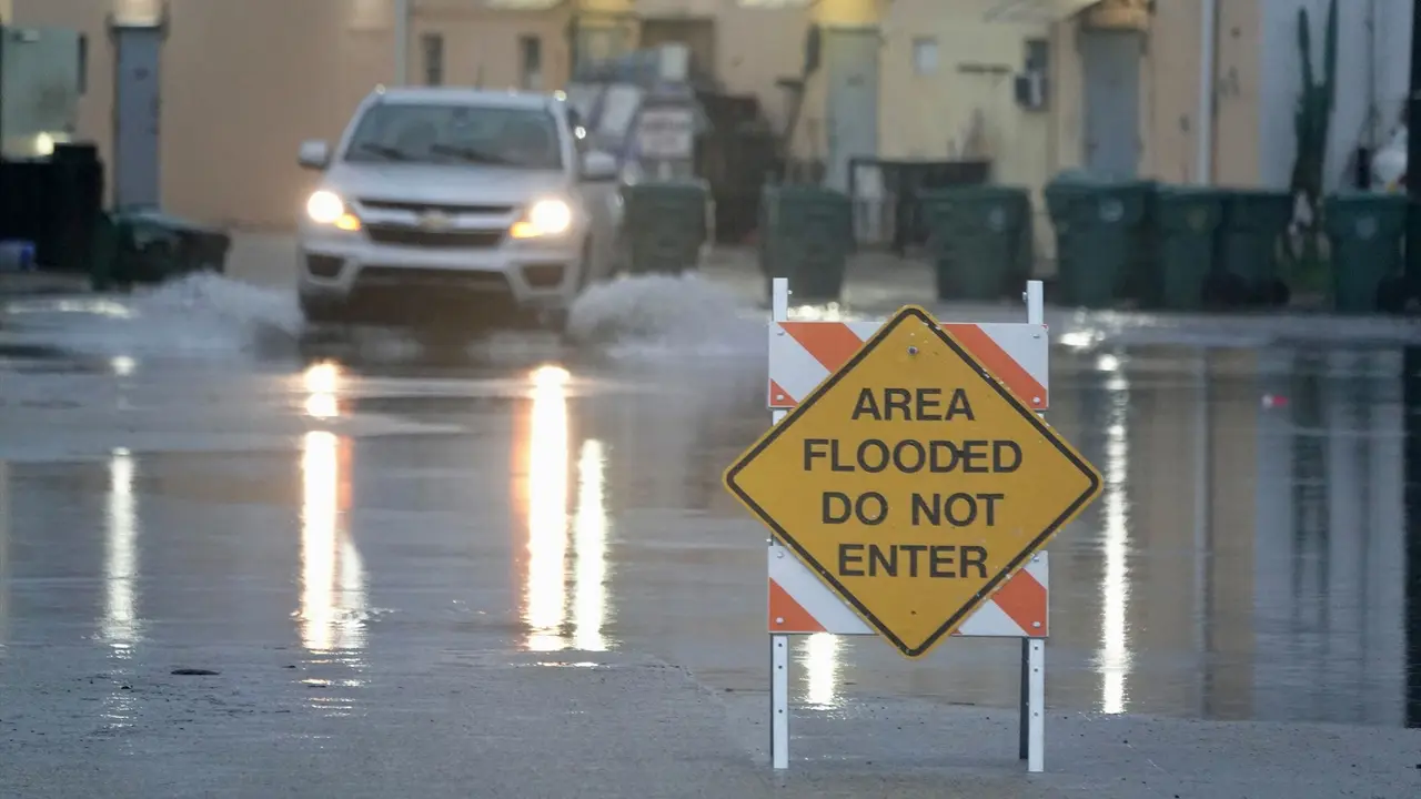 Imagen de archivo de fuertes lluvias en Florida. / A.E.