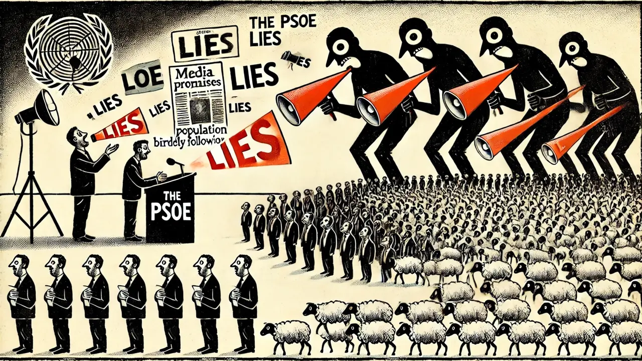 Las mentiras del PSOE.