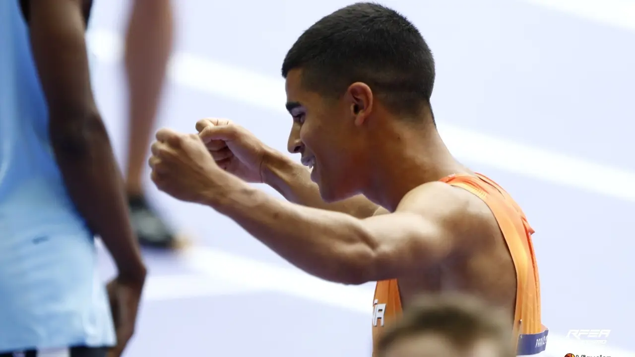 El atleta c&aacute;ntabro Mohamed Attaoui en los Juegos Ol&iacute;mpicos de Par&iacute;s. / EP