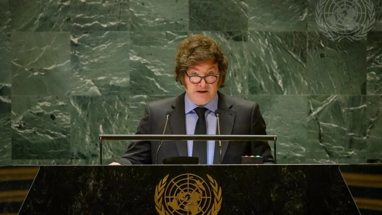 El presidente de Argentina, Javier Milei. / ONU