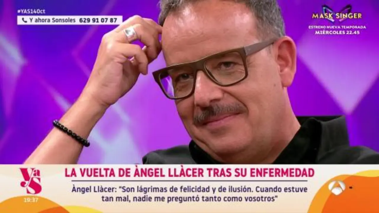 &Agrave;ngell Ll&agrave;cer, en 'Y ahora Sonsoles'. / Captura A3