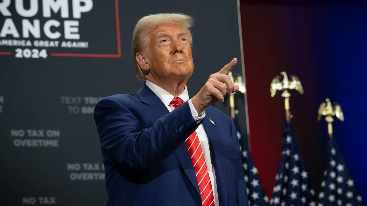 El candidato republicano a la Casa Blanca y expresidente de Estados Unidos, Donald Trump. Robin Rayne