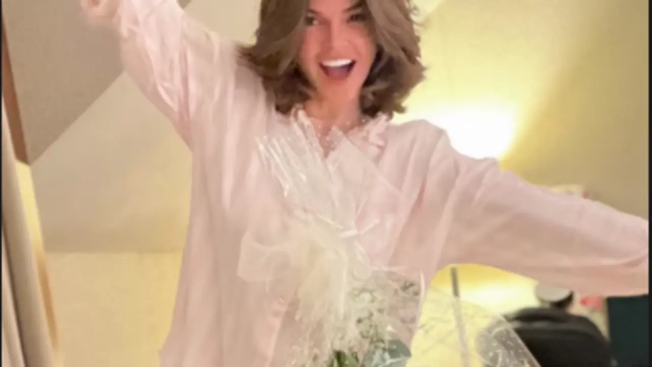 La influencer Johanna Manzanaro un d&iacute;a antes de pasar por el altar. / IG