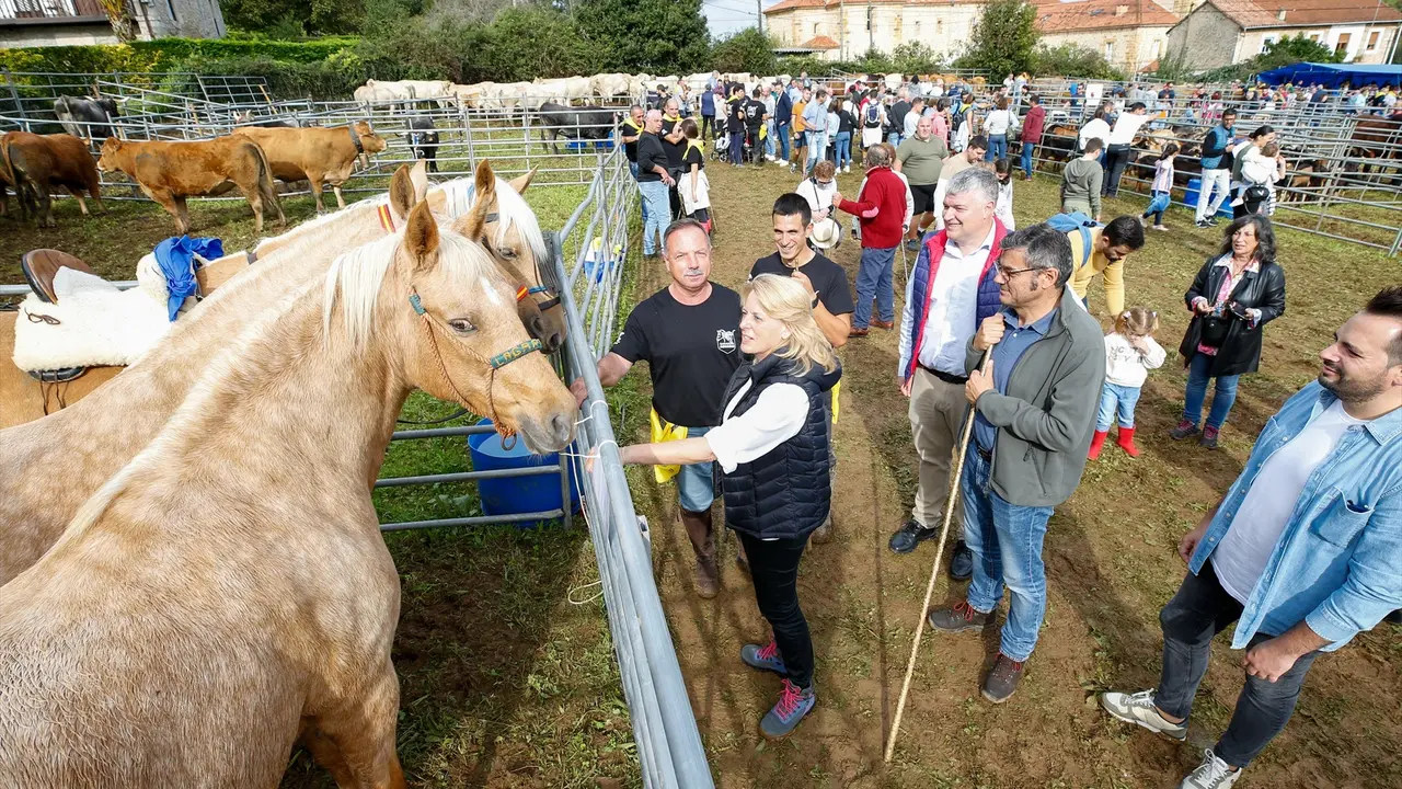 Imagen de archivo de Hoznayo  en la tradicional Feria de San Lucas. / A.E.