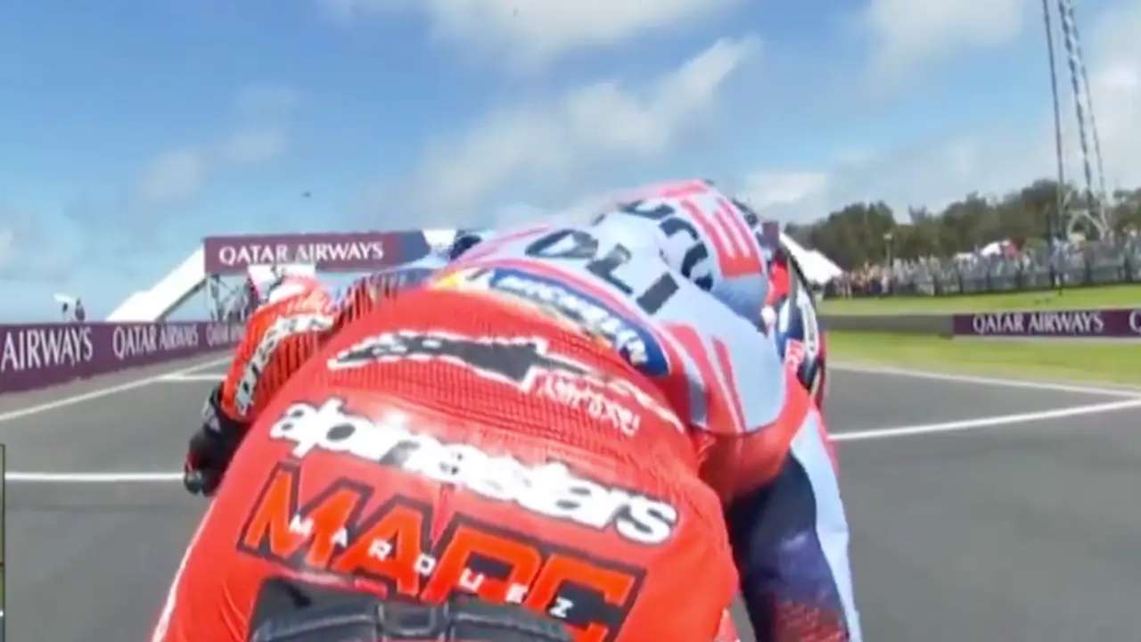 El mayor de los M&aacute;rquez reaccionaba a lo grande en la primera vuelta y pasaba sexto en el primer paso por meta, delante de Bastianini.