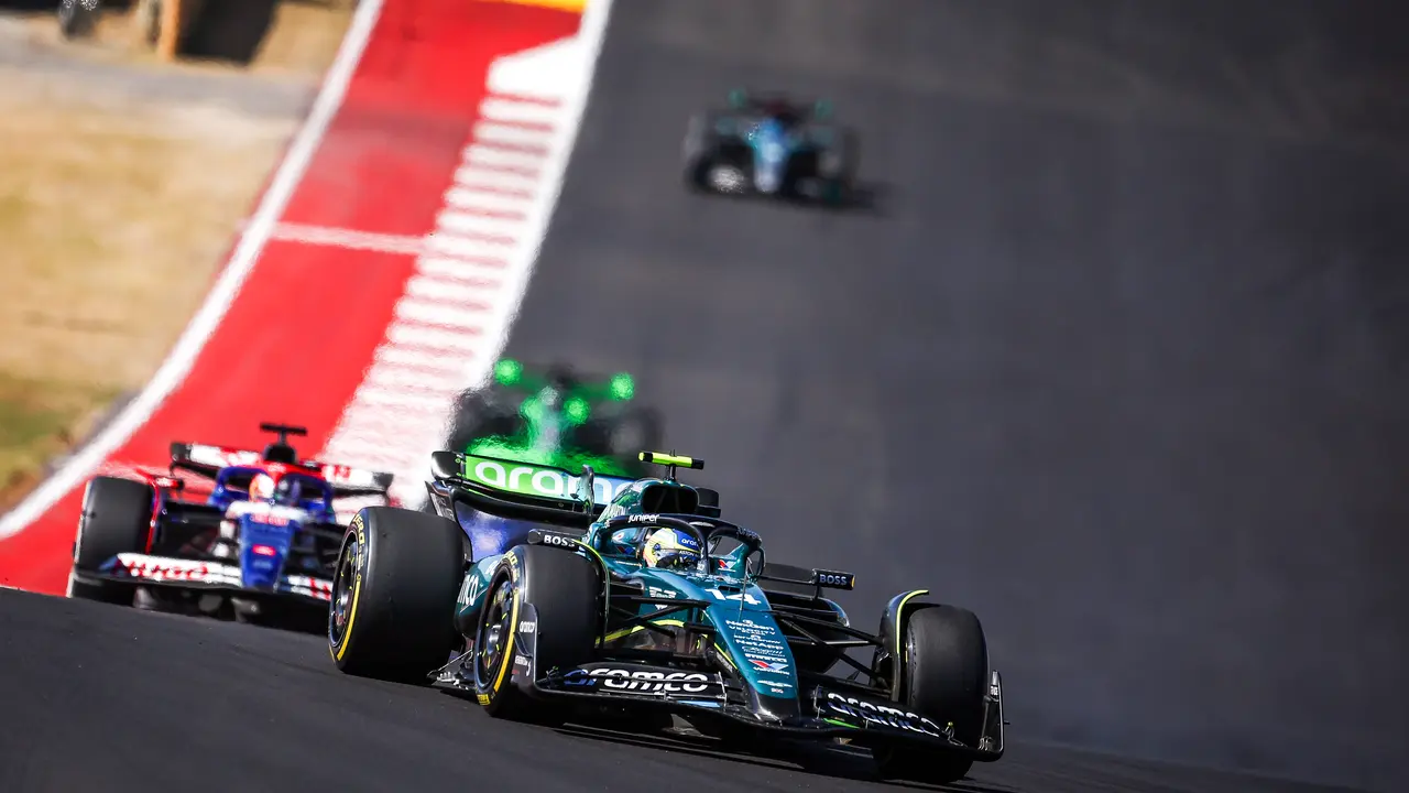 Fernando Alonso durante el GP de Austin. / EP