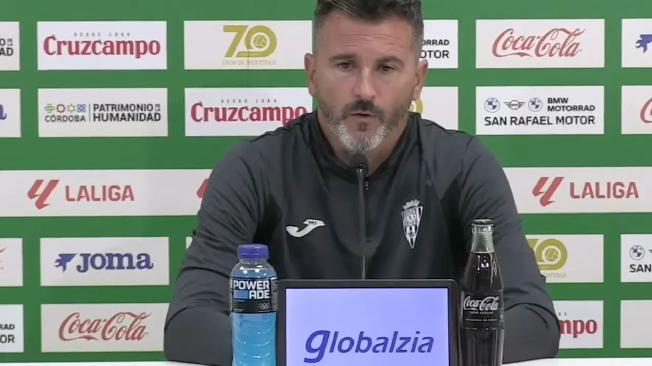 El entrenador del C&oacute;rdoba, Iv&aacute;n An&iacute;a. / A.E.