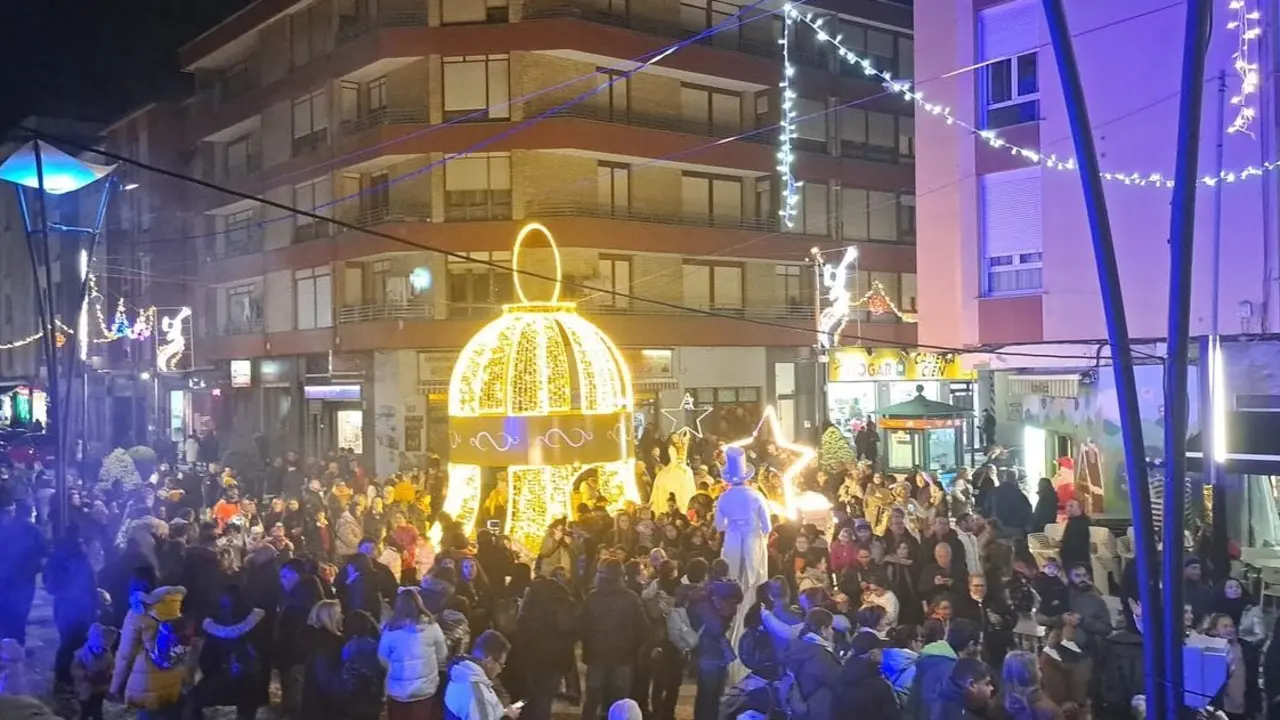 Encendido de las luces de navidad de Camargo en 2023. / Alerta