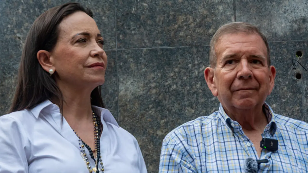 Mar&iacute;a Corina Machado y Edmundo Gonz&aacute;lez. / Archivo / EP