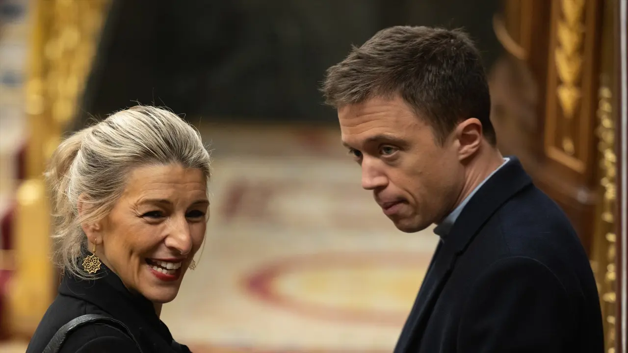 La vicepresidenta segunda y ministra de Trabajo, Yolanda D&iacute;az e l&ntilde;igo Errej&oacute;n. / Eduardo Parra / Archivo