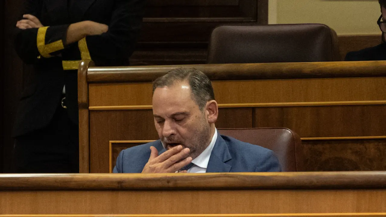 El diputado del Grupo Mixto Jos&eacute; Luis &Aacute;balos, durante la sesi&oacute;n de control al Gobierno. / Alejandro Mart&iacute;nez V&eacute;lez