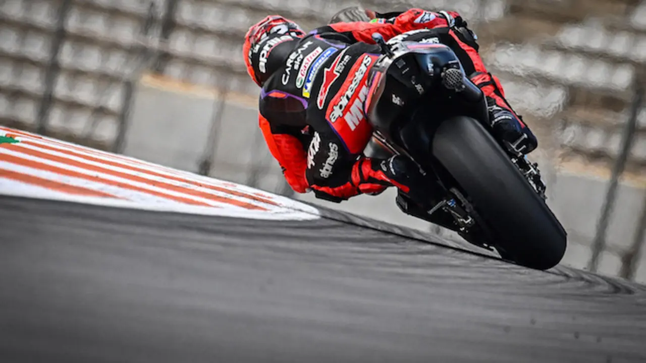 Maveruck Vinales en el MotoGP de Valencia el a&ntilde;o pasado. / Archivo / EP