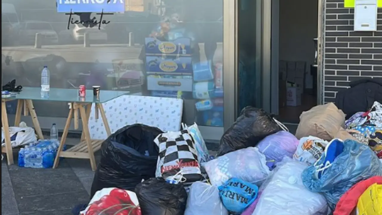 Uno de los puntos de recogida en Torrelavega. / IG