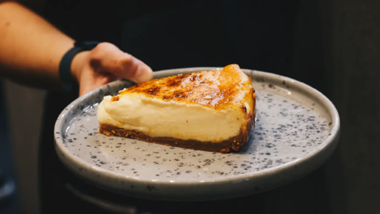 La tarta de queso que ofrece el restaurante. / Cadelo