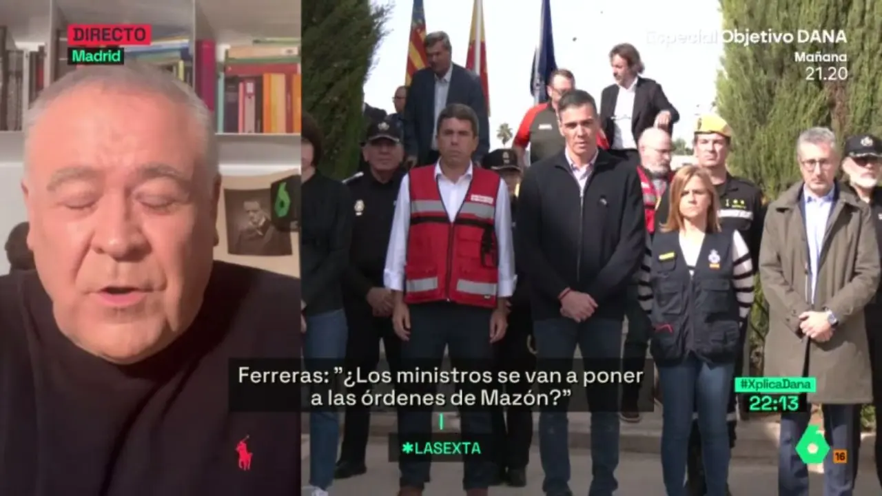 Ferreras en laSexta Xplica atacando sin rubor a la Generalitat.