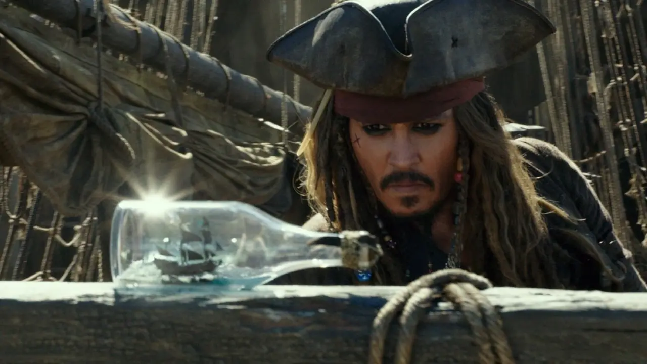 Johnny Depp, como Jack Sparrow, en 'Piratas del Caribe'. / EP