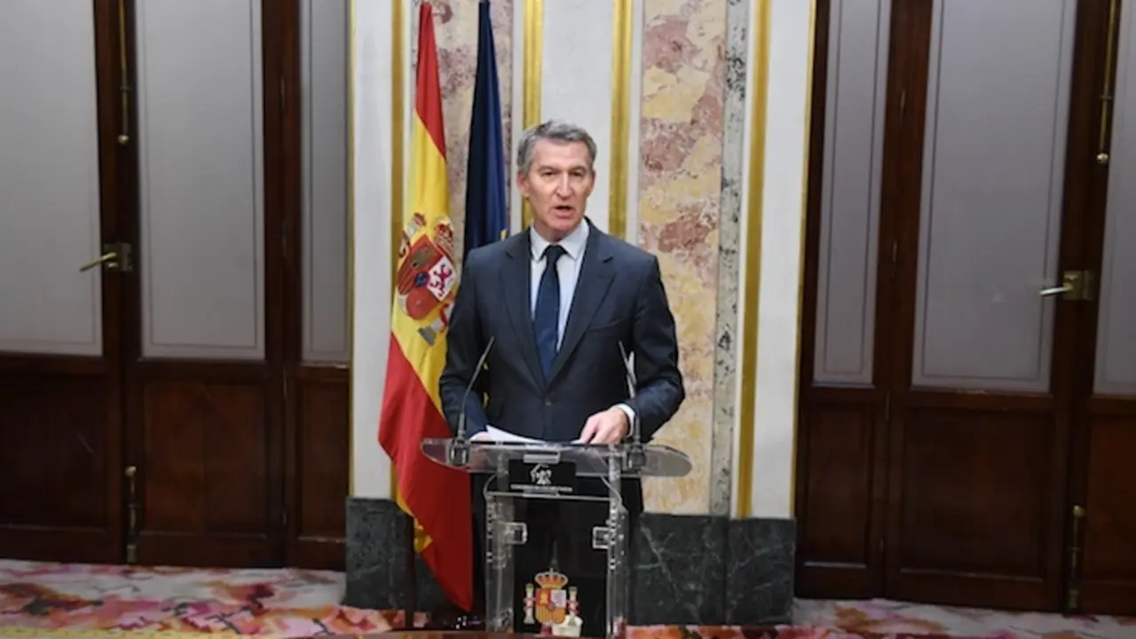 El presidente del PP, Alberto N&uacute;&ntilde;ez Feij&oacute;o. / EP