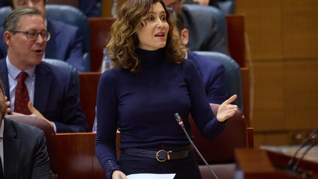 La presidenta de la Comunidad de Madrid, Isabel D&iacute;az Ayuso. / Jes&uacute;s Hell&iacute;n