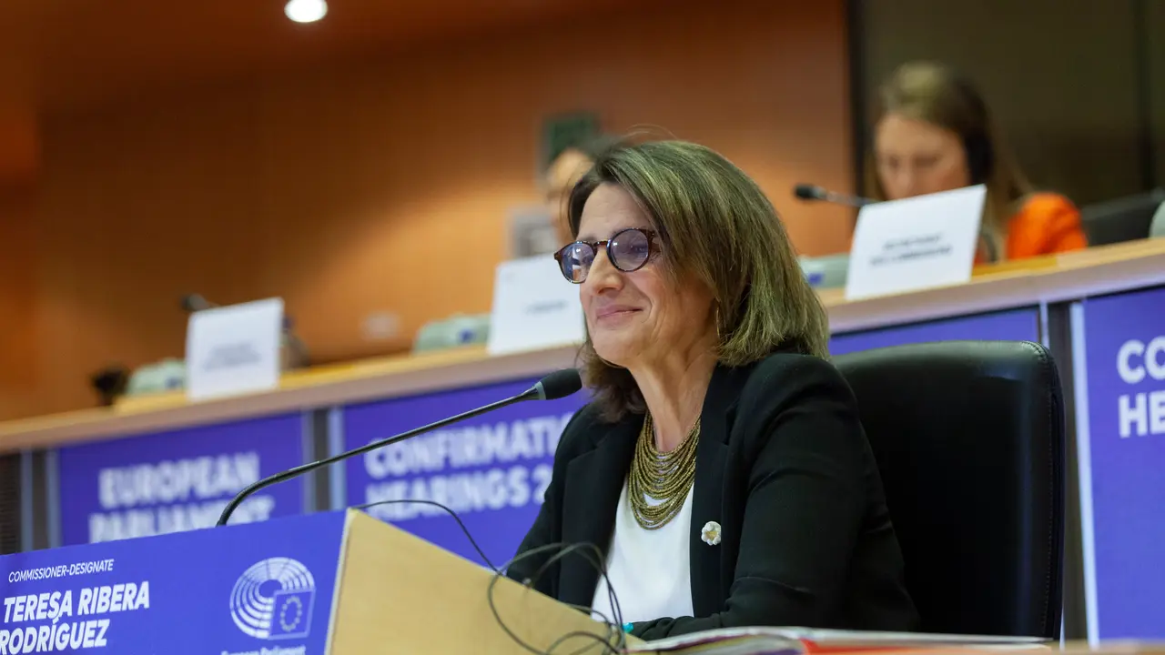 La candidata a la vicepresidencia ejecutiva de Transici&oacute;n Limpia, Justa y Competitiva, y a la cartera de Competencia de la Comisi&oacute;n Europea, Teresa Ribera. / Belga