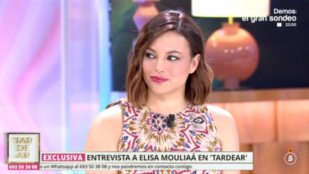 Elisa Moulia&aacute;, durante la entrevista en el programa de Ana Rosa. / Mediaset