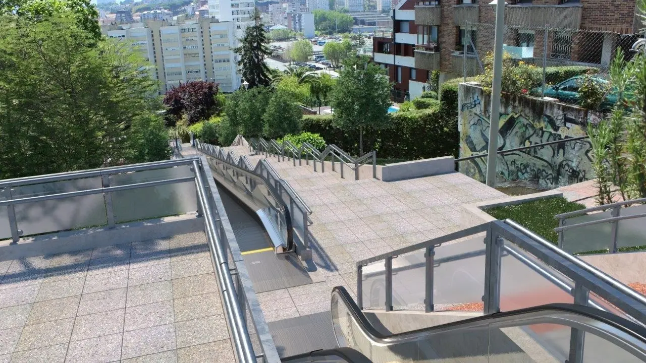 El itinerario mec&aacute;nico en la Avenida del Faro de Santander. / Alerta / Archivo