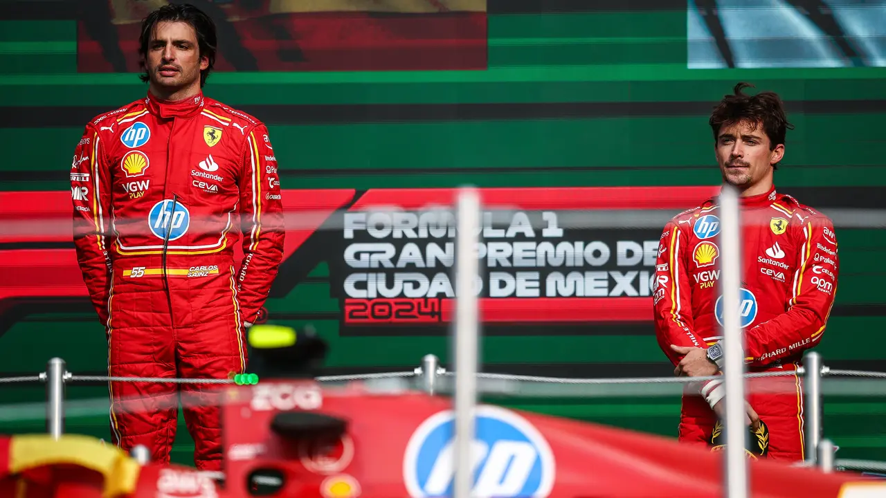 Los dos pilotos de Ferrari, Charles Leclerc y Carlos Sainz. / EP